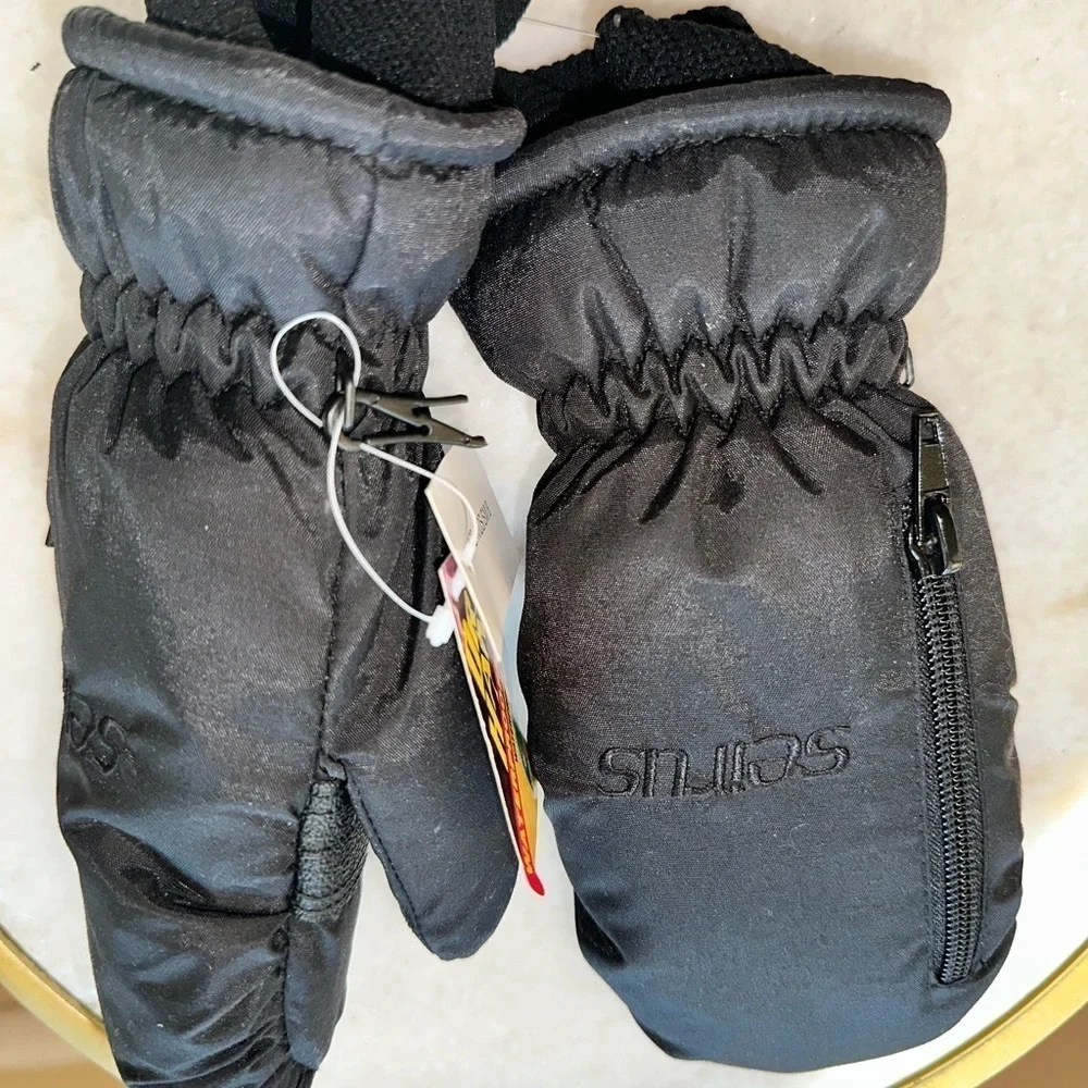 3/$25 Seirus Dry Hand Waterproof Breathable Kids Black Glove Insert - Small 8